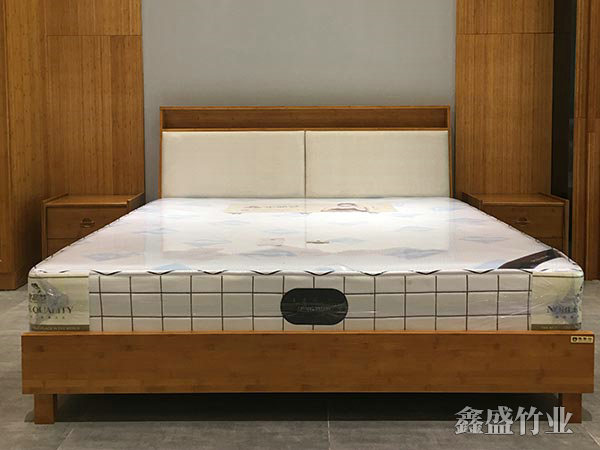 竹软包床2